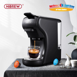 Macchina per caffè espresso 4 in 1 HIBREW: pressione di 19 bar per caffè caldo e freddo